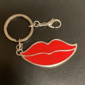 BRIGHTON Red Lips / KISS kiss Keychain